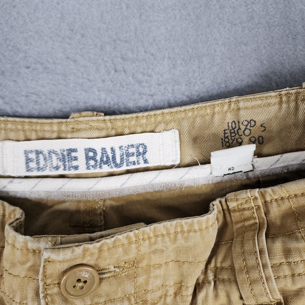 Eddie Bauer Cargo Pants Mens 36x30 Tan Khaki Cotton Workwear Gorpcore Outdoor - Picture 4 of 15